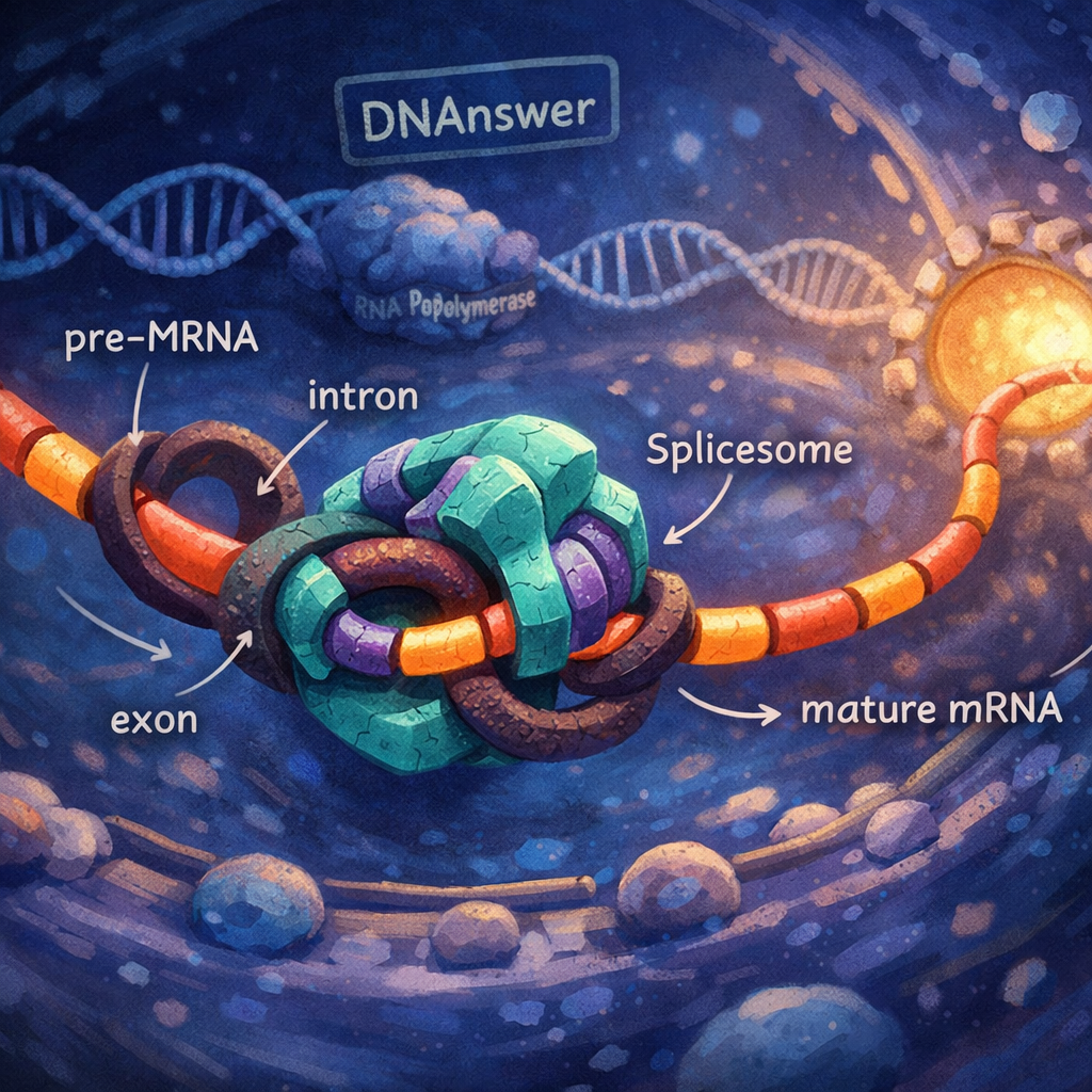 RNA Splicing: Your Cells Edit Their Own Instructions Before Using Them