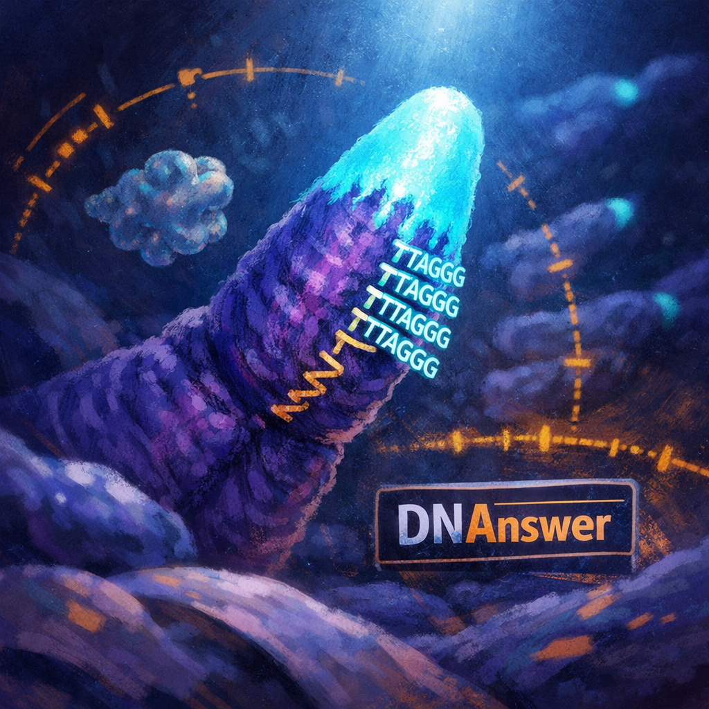 Telomeres: The Biological Clock Hidden at the End of Every Chromosome